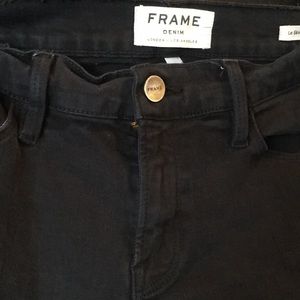 Frame Denim Le Skinny De Jeanne ripped navy blue